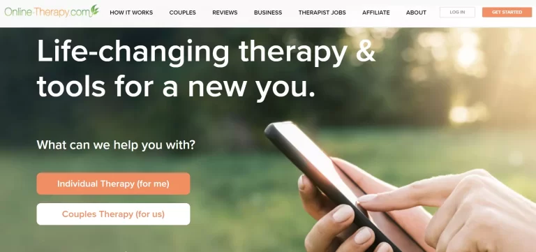 online therapy screen